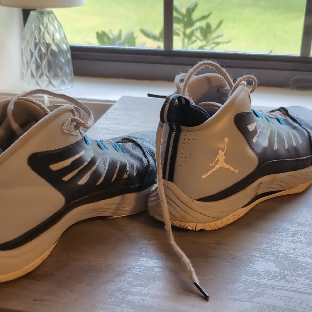 Men's Blue and White Basketball Shoes. Jordan Prime.Fly 2 'Obsidian' - Picture 4 of 6